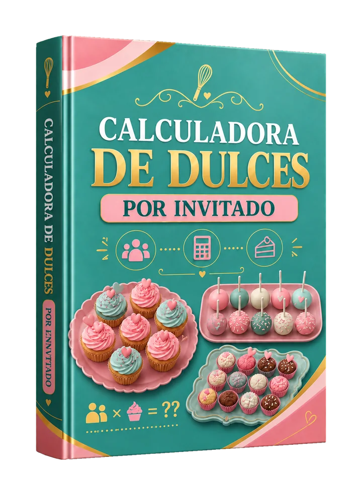 Mockup del bono Calculadora de dulces por invitado