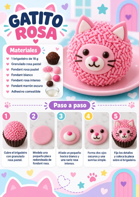Guía Gatito rosa en español