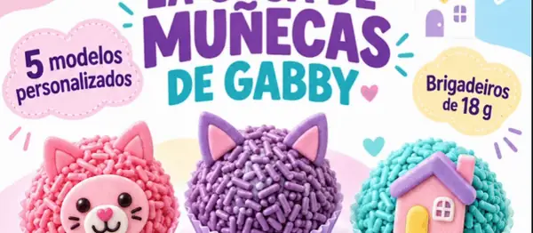 Combinaciones animadas de dulces para la fiesta